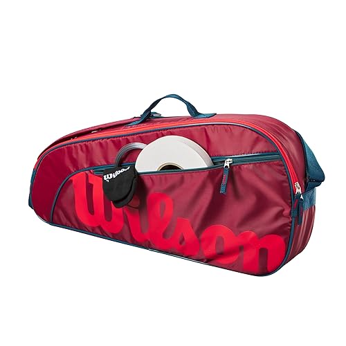 WILSON Junior Tennis Racket Bag Red/Infrared, Holds up to