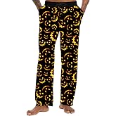 Arankhiger Men Halloween Pajama Pants Elastic Waist Lounge Pants