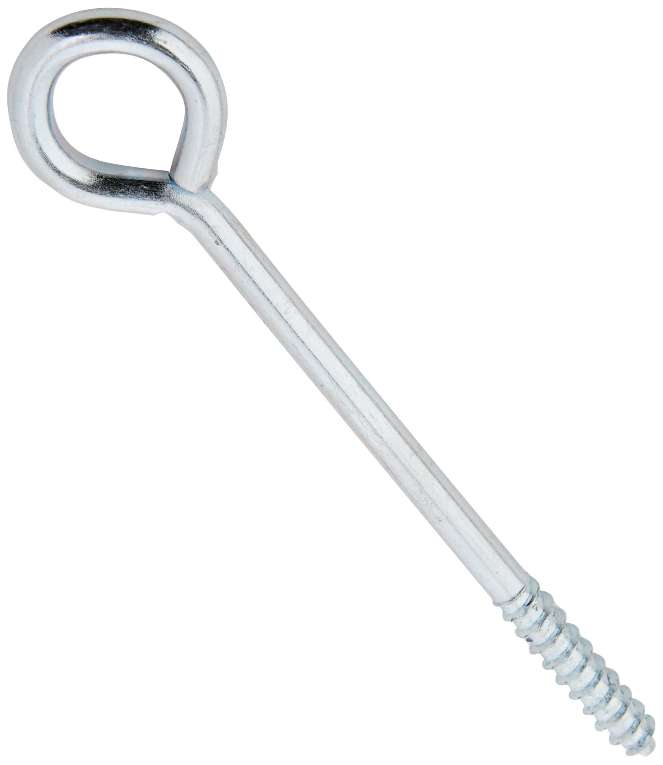Merriway BH04761 (50 Pcs) Screw-In Vine Eye, 100 mm (4 inch) Zinc Plated Steel - Pack of 50 Pieces
