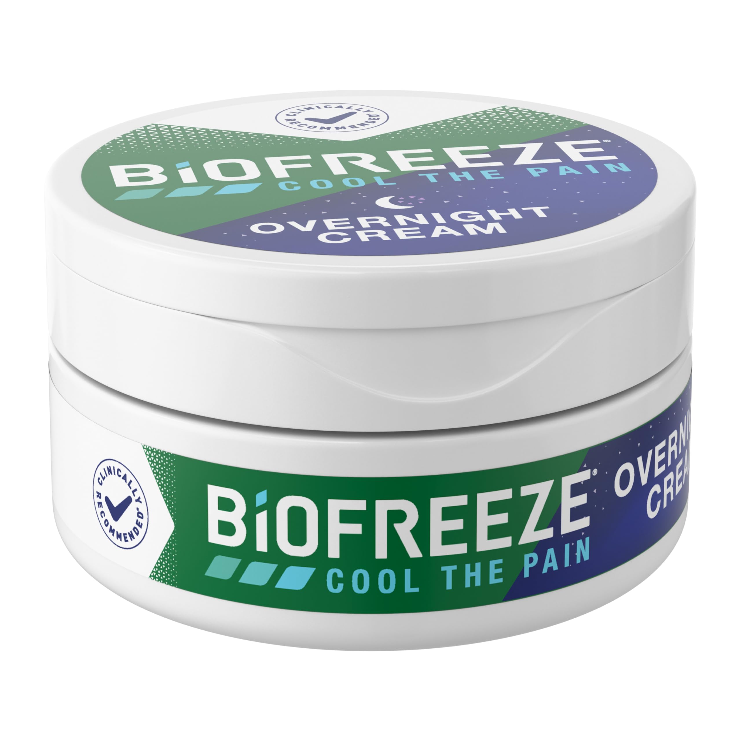 Biofreeze Cream, Menthol Overnight Muscle Pain Relief Cream for Lower Back Pain Relief, Shoulder Pain & Neck Pain Relief, Knee Pain Relief, Arthritis Pain Reliever, FSA HSA Eligible, 3 oz Jar