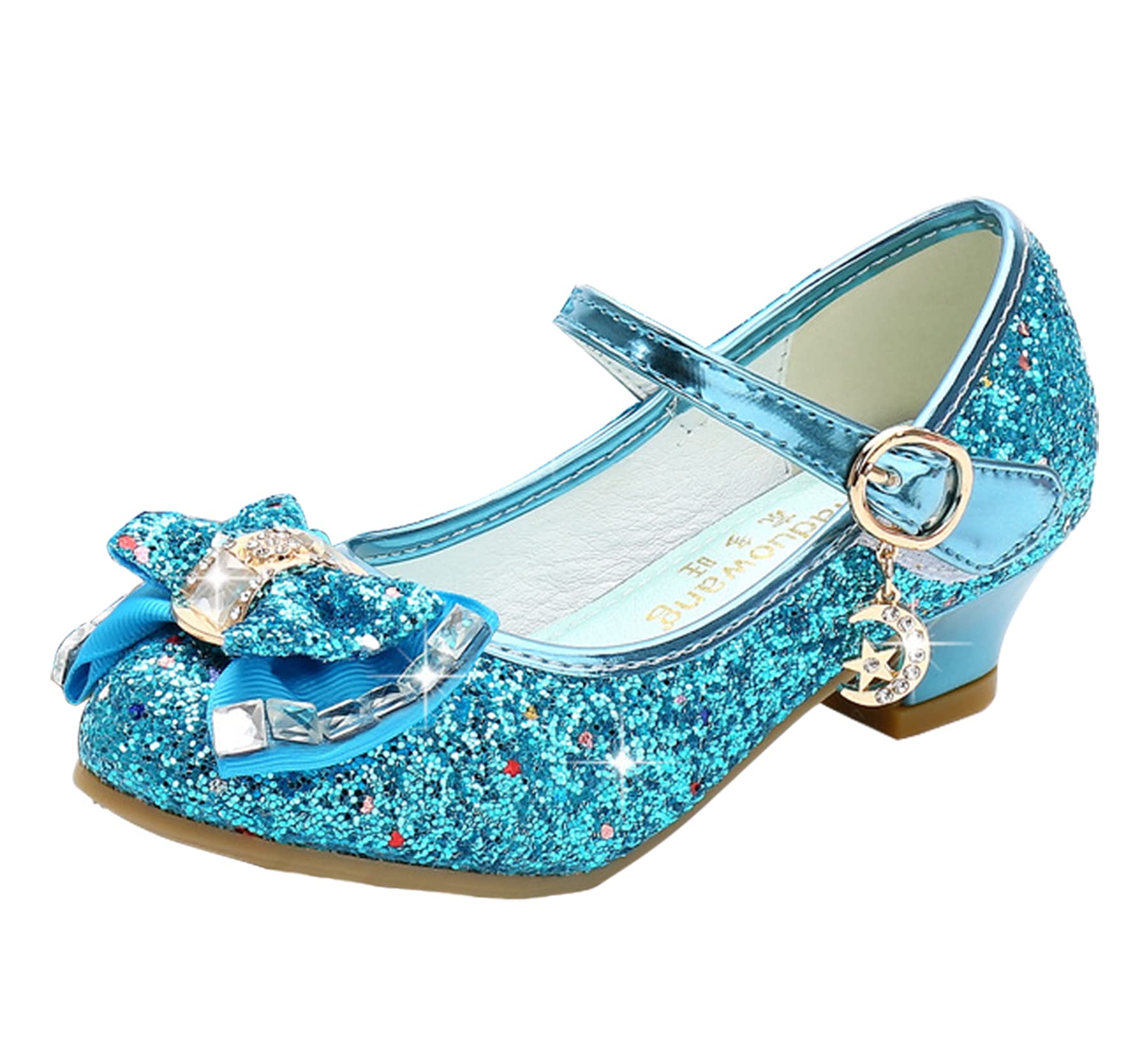Photo 1 of Cadidi Dinos Girls Dress Wedding Party Heel Mary Jane Princess Flower Shoes (Toddler/Little Kid/Big Kid) 9 M US Toddler