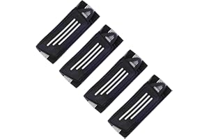 Kasteco 4 Pack Elastic Bike Bicycle Ankle Leg Riding Puttee Cycling Safety Bind Pant Bands Clip Strap Belt Fully Adjustable for Cycling, Jogging, Camping