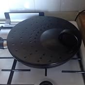 KitchenCraft 29cm Splatter Guard - Non-Stick Mesh Pan Cover For Frying Pans, Black Metal - View #4