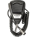 Astatic 302-636LB1 Black Noise Cancelling 4 Pin CB Microphone (Bulk)