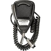 Astatic 302-636LB1 Black Noise Cancelling 4 Pin CB Microphone (Bulk),XLR