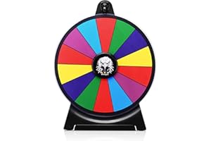 WinSpin 12" Prize Wheel 14 Slots Spinning Game Tabletop Fortune Game Eagle
