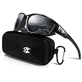 suoso Sports Polarized Sunglasses for Men: Womens UV400 Protection Sun Glasses Wrap Around Goggles for Fishing Driving TR90