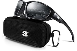 suoso Sports Polarized Sunglasses for Men: Womens UV400 Protection Sun Glasses Wrap Around Goggles for Fishing Driving TR90