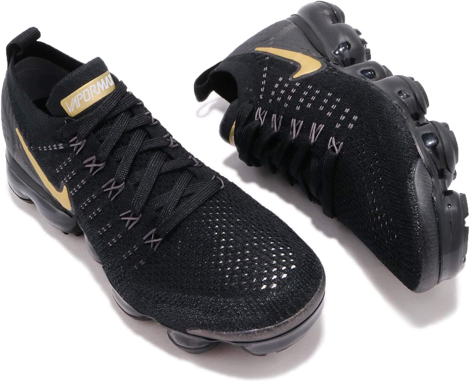 black and gold vapormax flyknit 2