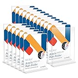 Relx 18 Pack Acrylic Sign Holder 8.5 x 11, Vertical