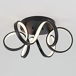 artika Swirl Ribbon 28W LED Modern Flush Mount