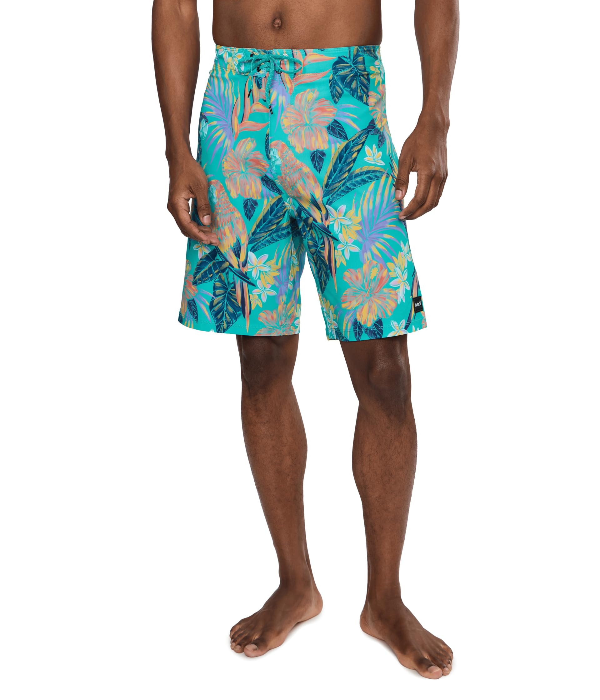 Hurley Men’s Phantom Eco Weekender 20in Outseam Boardshort, Barracuda Blue, 33IN