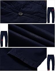 Match Men's Fit Tapered Stretchy Casual Pants
