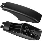 WB07X10034 Range Oven Handle End Caps Replacement Fit for GE General 2 Pack | Upgraded Electric Gas Range Stove Door Handle, Replaces 242863, AH229187, AP3623187, EAP229187, Black