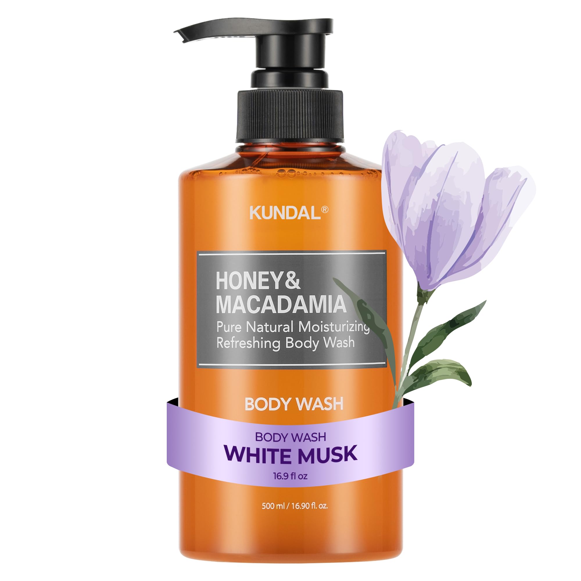 [KUNDAL] Pure Body Wash 500ml (White Musk) — image 1