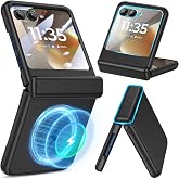 for Motorola Razr 2026/2025/2024 Case with Built-in Screen Protector | Compatible with MagSafe Case for Moto Razr 2026/2025/2024, Hinge Protection Hard PC Shockproof Magnetic Cover