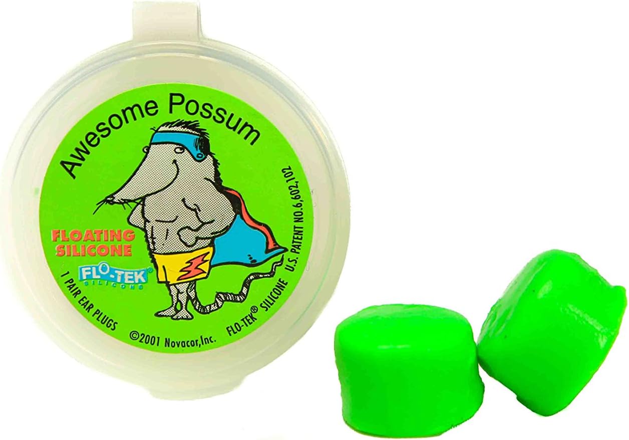 Putty Buddies Floating Earplugs 10-Pair Pack - Soft Silicone Ear Plugs for Swimming & Bathing - Invented by Physician - Keep Water Out - Premium Swimming Earplugs - Doctor Recommended (Assorted) : Sports & Outdoors
