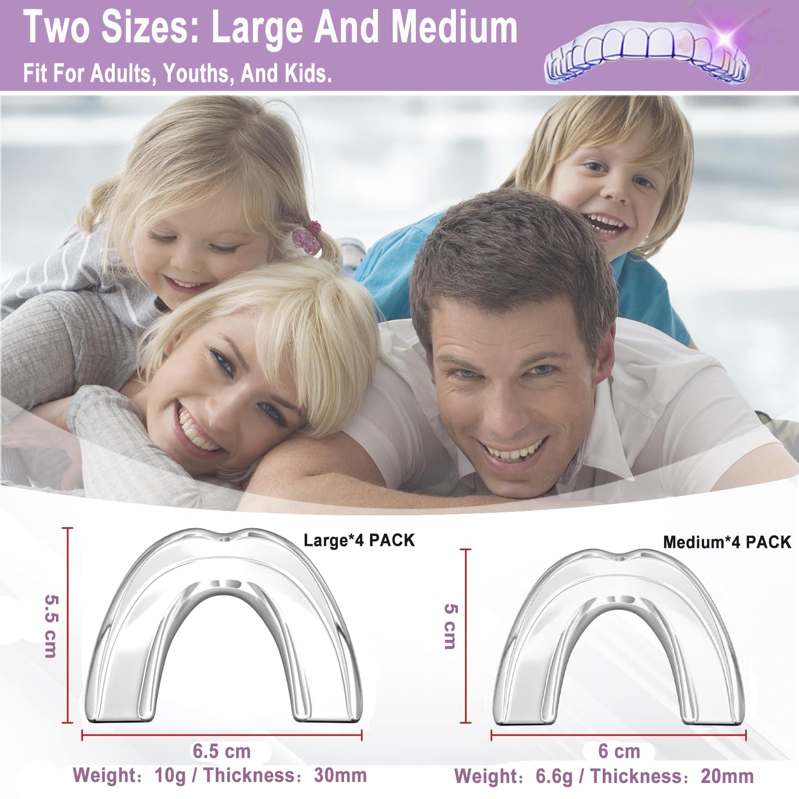 Mouth Guard,4 Pack Night Guard