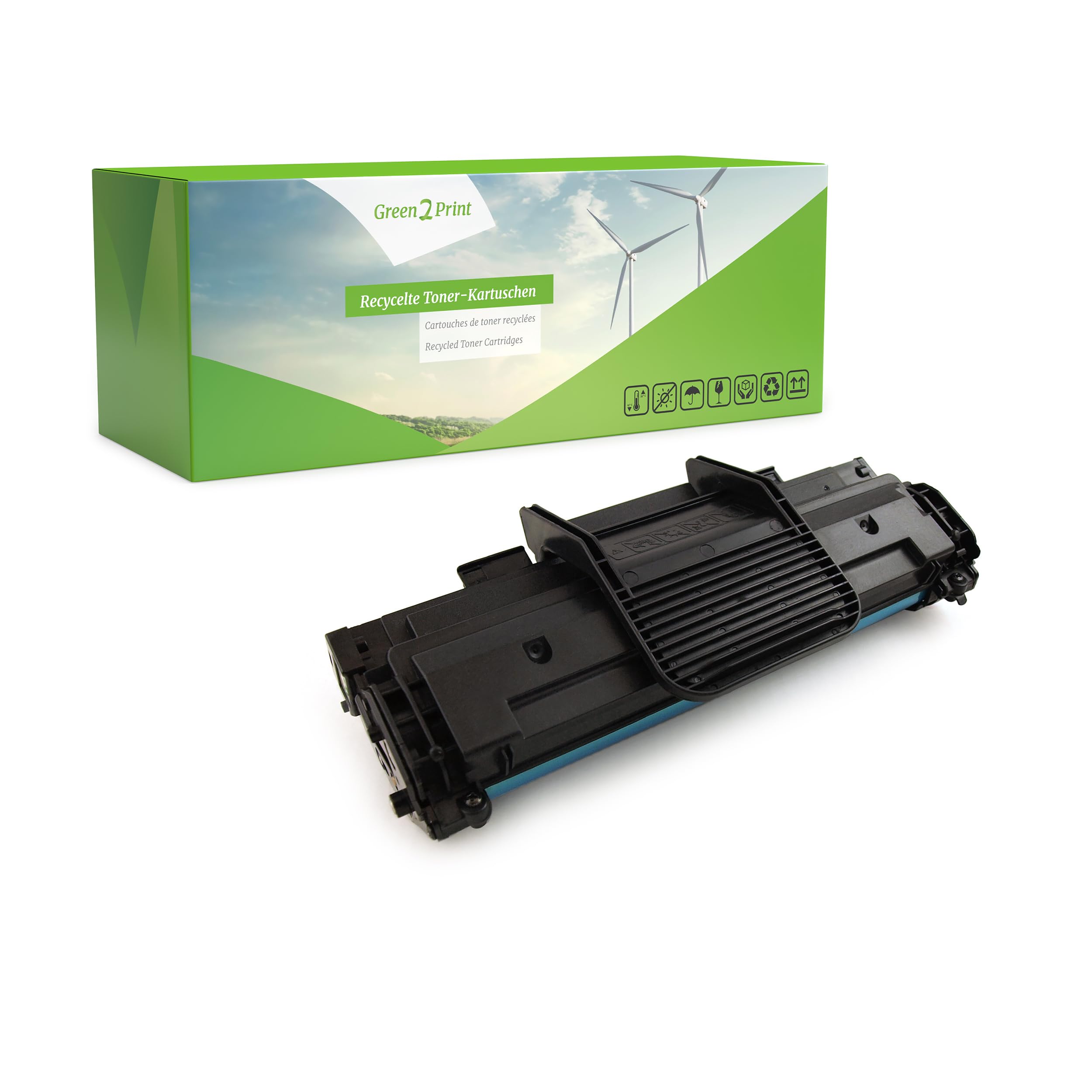 Green2Print Toner black 1500 pages replaces Samsung MLT-D1082S/ELS, 1082S Toner cartridge for Samsung ML1640, ML1641, ML1645, ML2240, ML2241