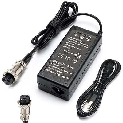 Janboo 24V Scooter Battery Charger Compatible for Razor MX350 E300 E150 E175 E100 E200 E200S E300S E125 E500 PR200 E225S E325S MX400 ZR350 Dirt Bike, Pocket Mod, Sports Mod, Four Wheeler, Dune Duggy