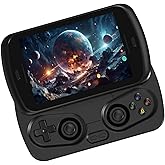 Anbernic RG Slide Retro Handheld Game Console , 4.7-inch LTPS in-Cell Screen Capacitive Joystick Android 13 System Support AI Assistant 5G WiFi Bluetooth 5.0 NO Game Card(Black)