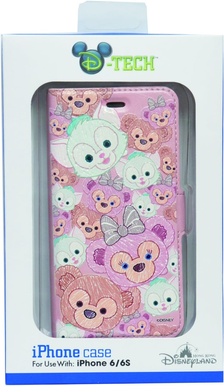 Amazon ディズニー Disney ダッフィー シェリーメイ ジェラトーニ Iphone6 6s 手帳型ケース クレヨン ピンク 香港 Hkdl 日本未発売 ケース カバー 通販