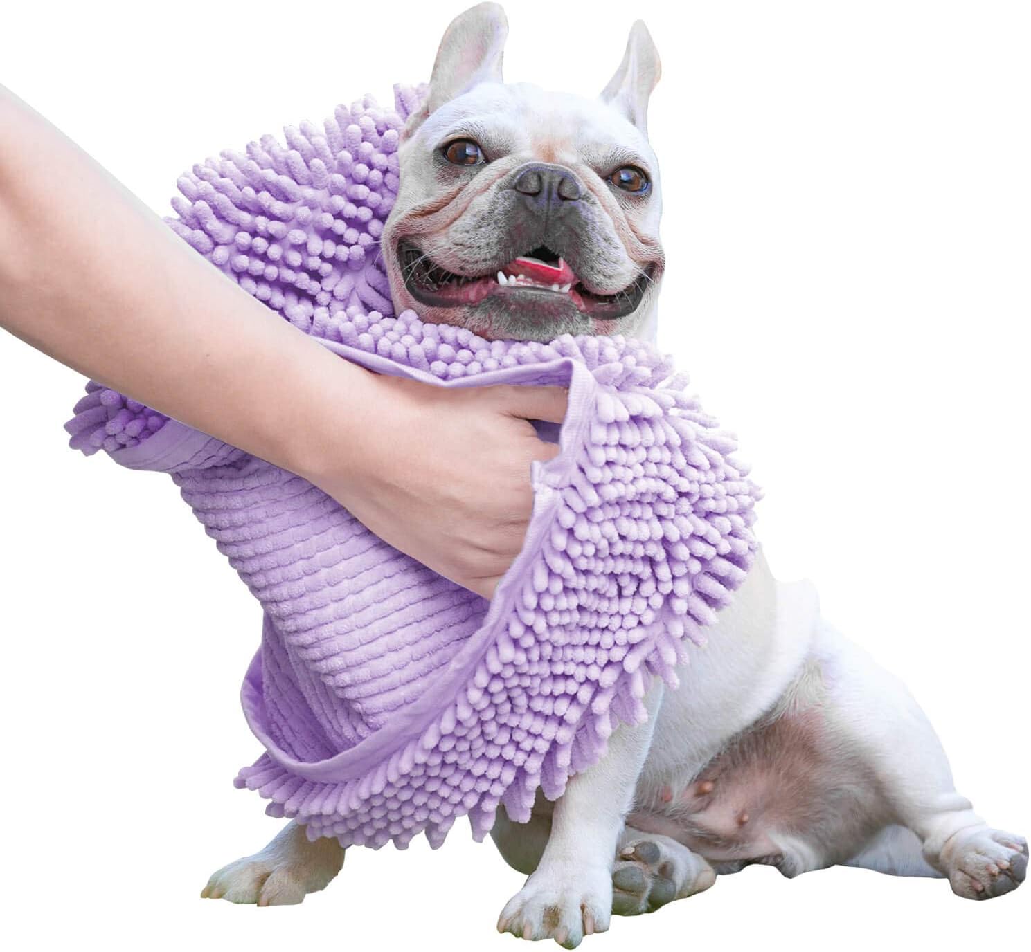 GoChes Dog Towel Super Absorbent Quick Dry Dog Shammy