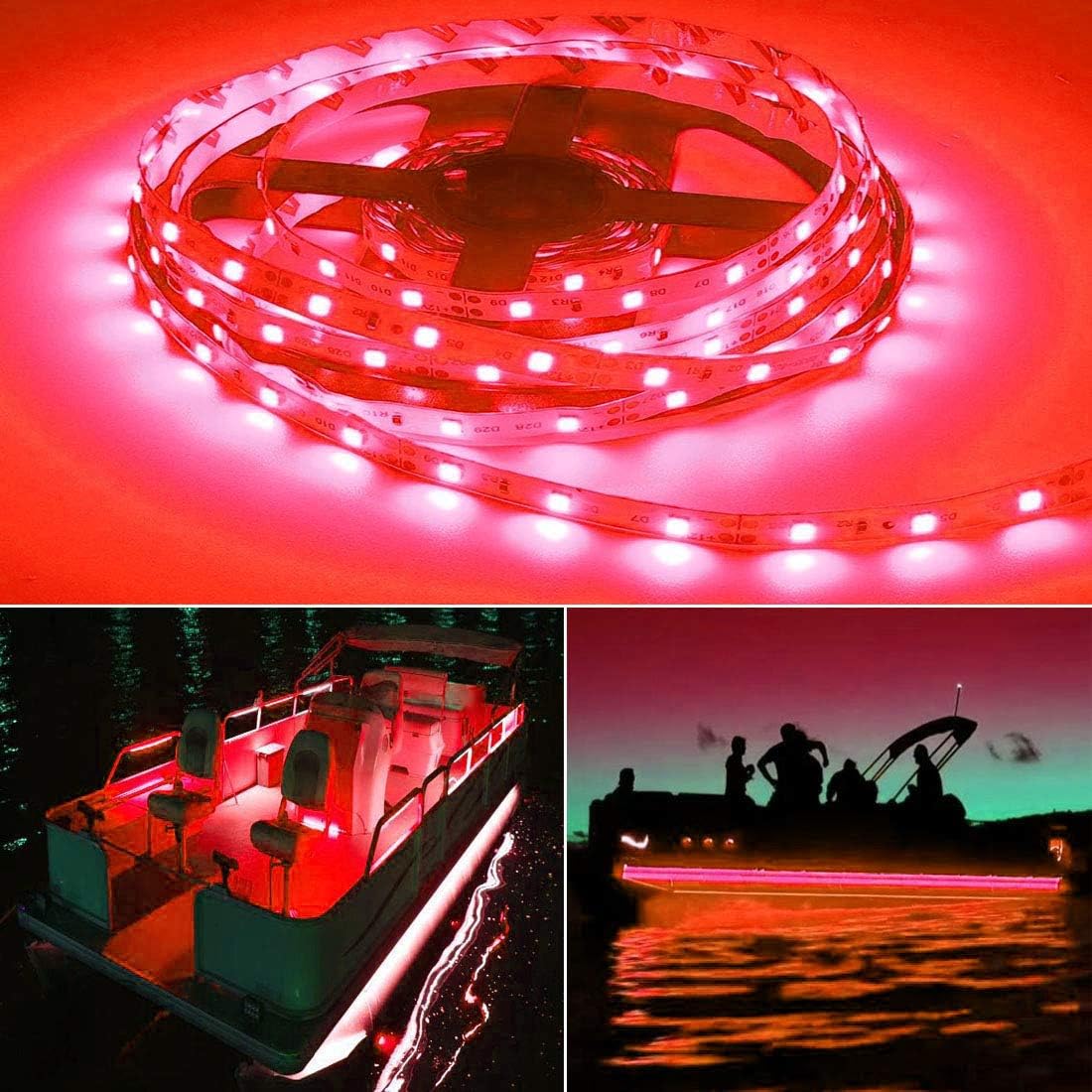 Seapon Pontoon Boat Light Marine Led Light Strip For Duck Jon Bass Boat Sailboat Kayak Led Flex Lighting For Boat Deck Light Accent Light Courtesy Interior Lights Amazon Co Uk Sports Outdoors
