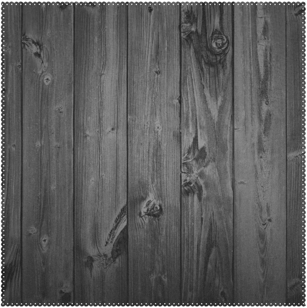 Amazon Com Imobaby Rustic Old Barn Wood Print Table Mat 12 X12