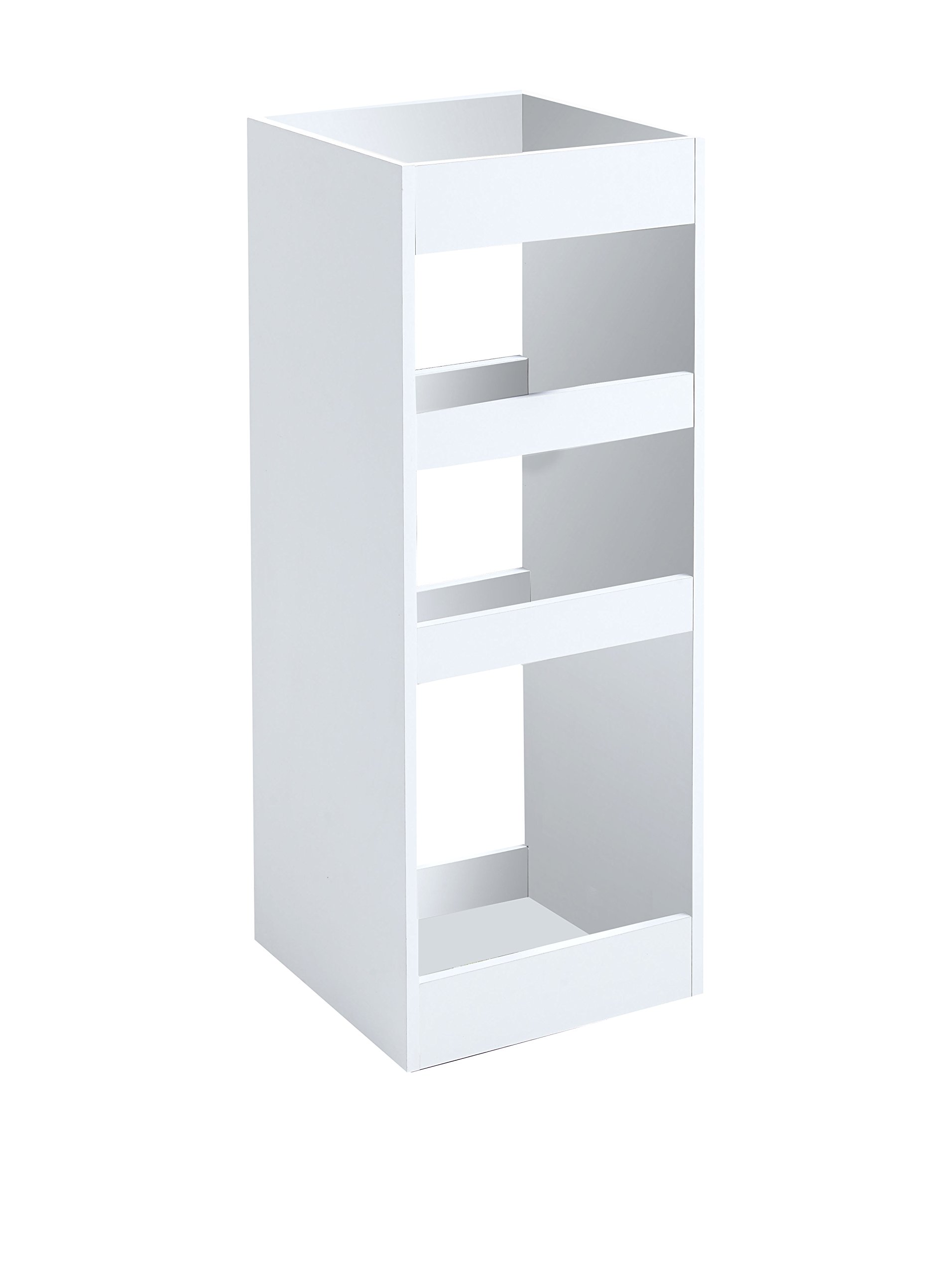 FMD Cordoba 2, Wood, White, 37x37x97 cm