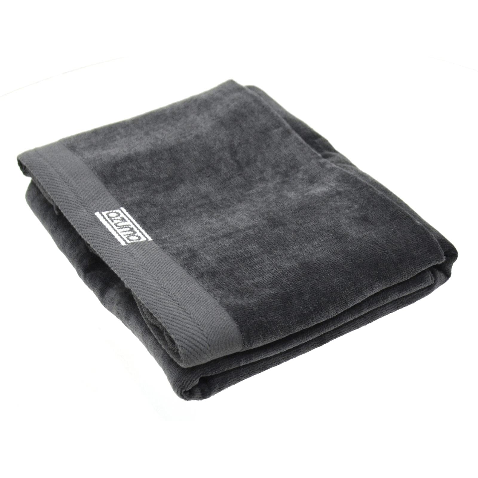 Azuma Garden Lounger Towel Relaxer Chair Cover Comfort Dry Protect 100% Cotton Dark Grey