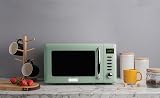 Haden Cotswold Green Microwave 800W Retro 20L Compact Digital Oven view 2