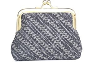 Lavogel Coin Purse, Kiss Lock Coin Purse for Women, Large Capacity Coin Pouch,Vintage Change Purse Cute Car Coin Holder for Women (2-Black)