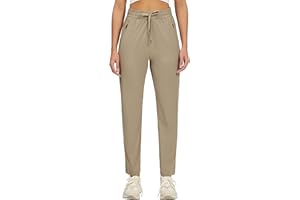 CANSEN Womens Athletic Pants Lightweight Quick Dry Jogging Pants with Pockets for Lounge, Workout, Hikking, Golf, Travel