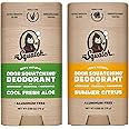 Dr. Squatch Natural Deodorant for Men - Odor-Squatching Aluminum Free - Summer Citrus & Cool Fresh Aloe (2.65 oz, 2-Pack)