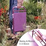Colwelt Garden Kneeler and Seat Purple Upgraded with Tool Pouch view 6