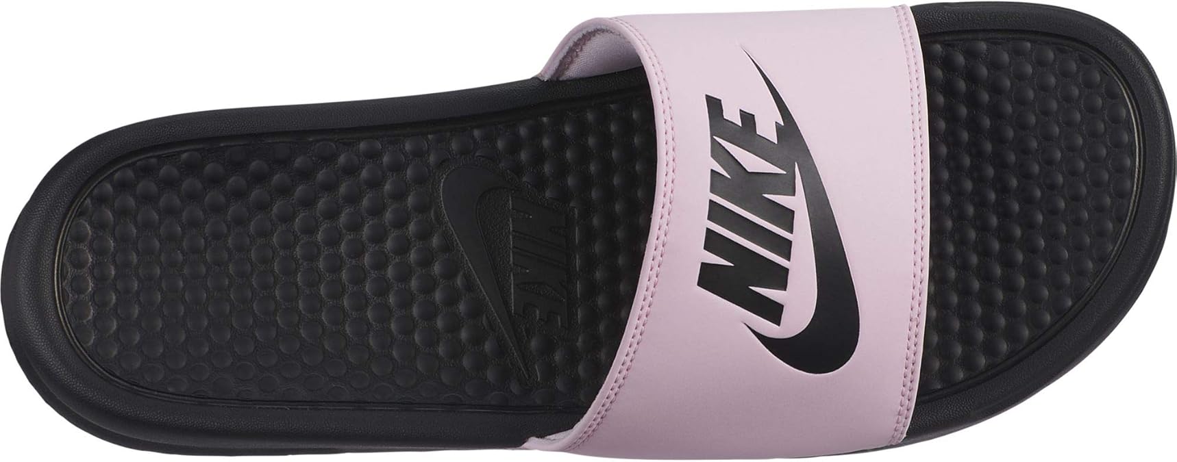 black and pink nike sandals