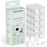 Momcozy Official Descaling Tablets, Compatible KleanPal Pro Baby Bottle Washer, Descaler for Milk & Limescale Removal, 30 Cou