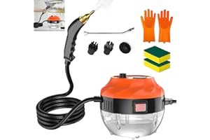 MLIJZARD Portable Handheld Steam Cleaner,Multipurpose High Temperature Pressurized Steam Cleaner with 1000ml Large Water Tank for Upholstery Kitchen Bathroom Grout Tile Kitchen Bathroom