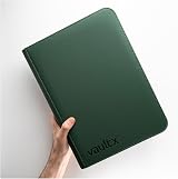 Vault X 9 Pocket Zip Trading Card Binder 360 Cards Exo-Tec Green view 7