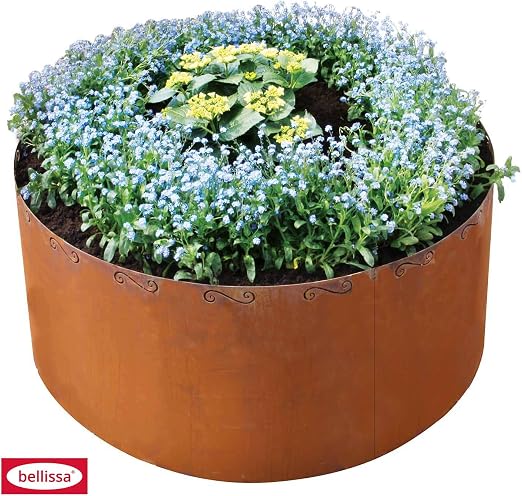 Bellissa Bancal, Redonda, de Acero corten con rúbrica 91004 ...