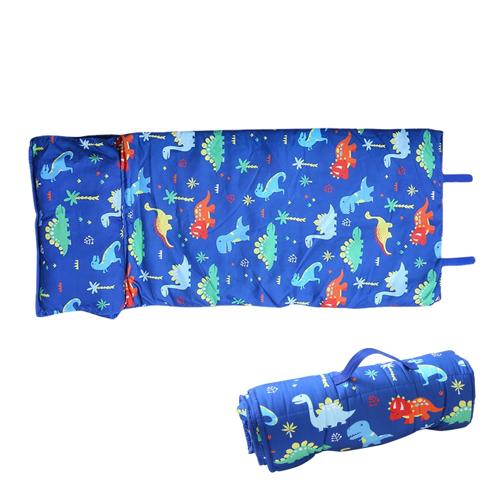 Upriver 1pcs Nap Mat Sleeping Bag for Student, Pillow Mat and Blanket Included, All-in-One Sleeping Nap Mat for Nursery & Ready Bed, Kids Sleeping Bag for Nursery Daycare Travel