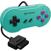Hyperkin "Scout" Premium Wired Controller for SNES - Hyper Beach | Classic Gamepad Controller Compatible with Super Entertainment System