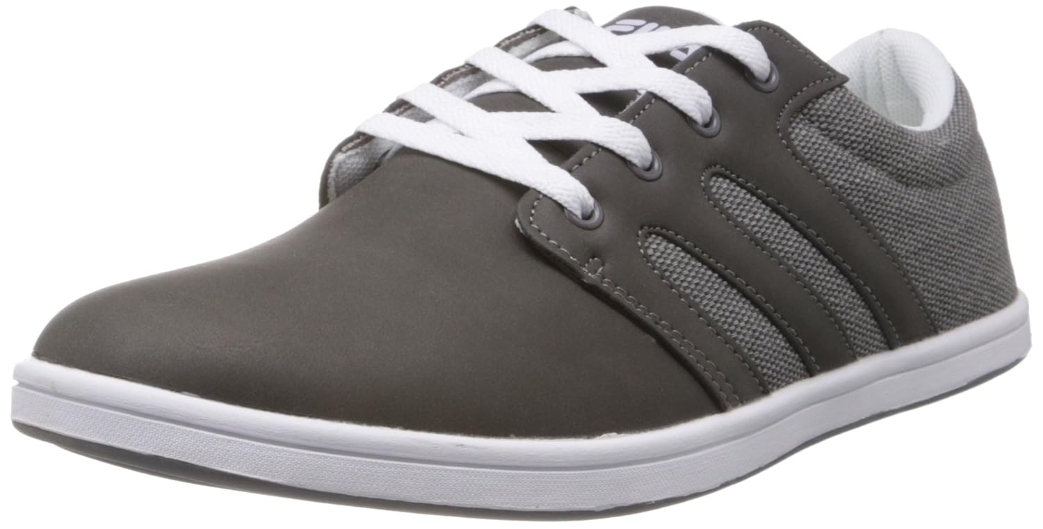Fila men calve grey canvas sneakers Clearance