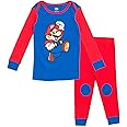 Super Mario Nintendo Pajama Shirt and Pants Sleep Set Newborn to Toddler Sizes (6-9 Months - 5T)