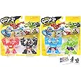Heroes of Goo JIT Zu Minis Versus Pack (Goo Power Blazagon vs Shredz and Tyro vs Goo Power Rock Jaw) with 2 Gosutoys Stickers