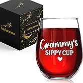 Innfueunun Funny Birthday Christmas Thanksgiving Gifts for Grandma Grammy Nana,Grammy’s Sippy Cup Gift ideas