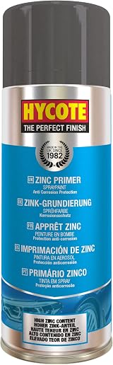 Hycote High Zinc Content Aerosol Car Paint Zinc Primer 400 ml