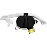 solOcean Diving Mask Case &mdash; Semi-Hard EVA Protection for Snorkeling &amp; Scuba Diving Masks, Snorkel Holder &amp; Carabiner Clip, Compact Travel Design