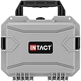 Eylar 11.8" Intact Series Compact Hard Camera Case, Lightweight and Durable Stacker Design with Foam (Gray)